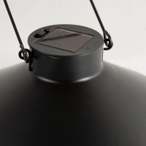 Clark Cage Black Silver or Gold Copper Outdoor Solar Lantern Light - Lighting.co.za