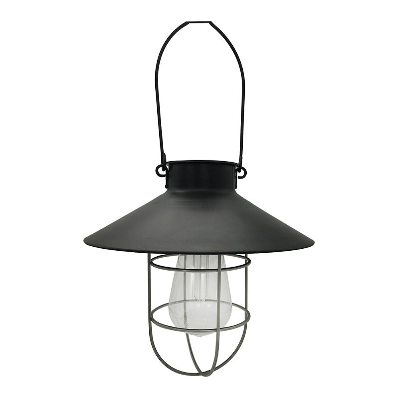 Clark Cage Black Silver or Gold Copper Outdoor Solar Lantern Light - Lighting.co.za