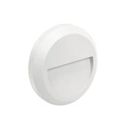 Ozo Delta Round Eyelid Black | White | Grey 1 Watt LED Spazio Step Light - Lighting.co.za