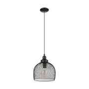 Straiton Copper Or Black Mesh Pendant Light - Lighting.co.za