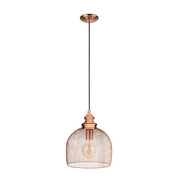 Straiton Copper Or Black Mesh Pendant Light - Lighting.co.za