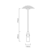 Montefino 1 | 3 | 5 Light Black and Clear Glass Pendant Light - Lighting.co.za