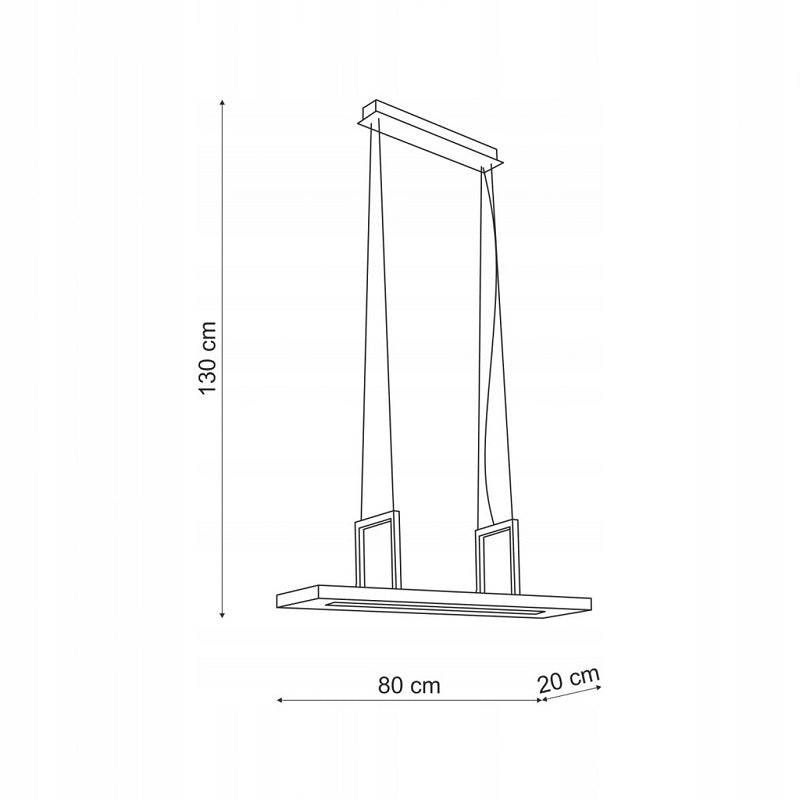 Tondela Natural Wood LED Shelf Pendant Light - Lighting.co.za