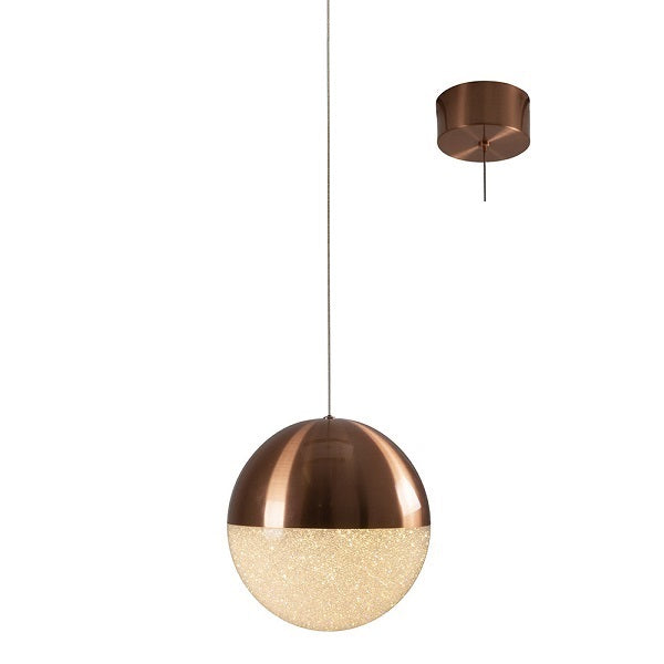 Matrix Mini LED Metal And Crystal Acrylic Ball Pendant Light - Lighting.co.za