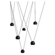 Kin Black LED String 3 | 6 Light Pendant Light - Lighting.co.za
