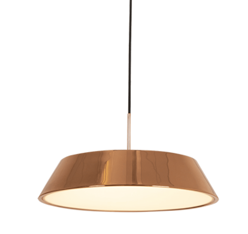 Rondo LED Copper Or Chrome Pendant Light 2 Sizes - Pendant Light - Lighting.co.za