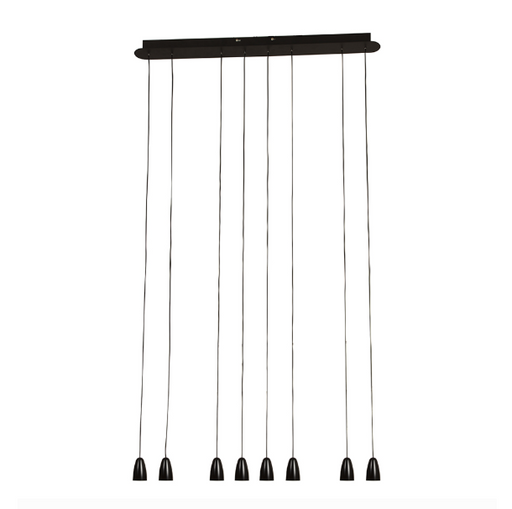 Lima Black Gold Mini LED 8 | 12 Light Linear Bar Pendant Light - Lighting.co.za