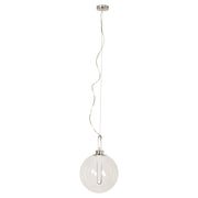 Elisio Classic Gold Or Chrome And Clear Glass LED Pendant Light - Lighting.co.za