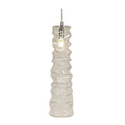 Wave Smoke | Amber | Clear Tall Glass Pendant Light - Lighting.co.za