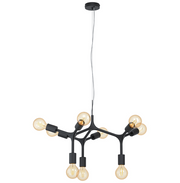 Bocadella 9 Or 12 Light Black Pendant Light - Lighting.co.za