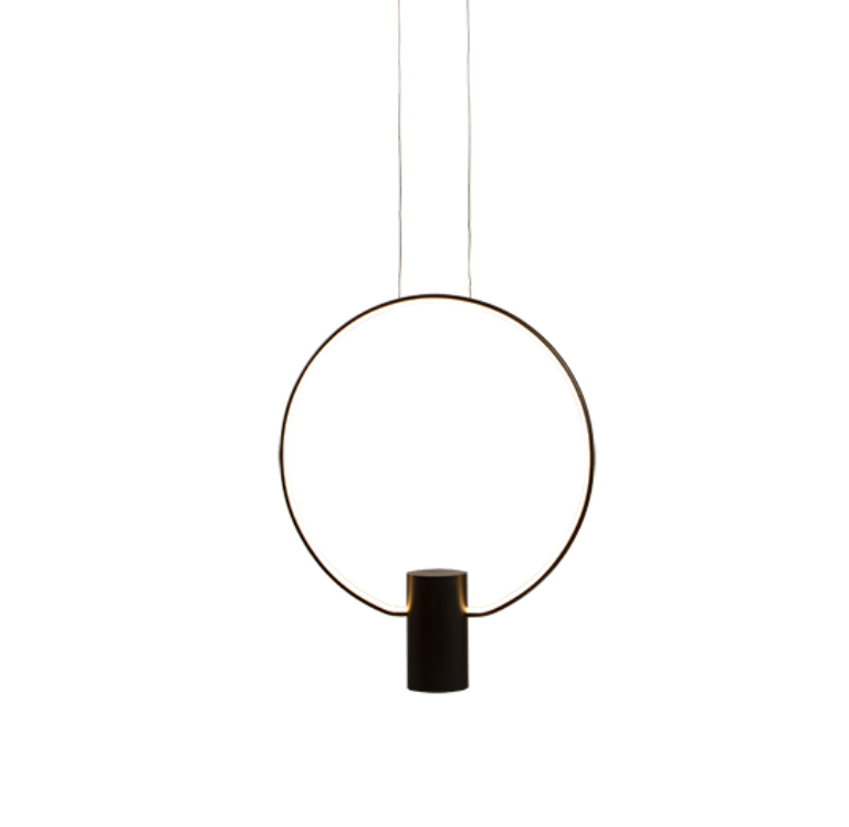 Sky Ring Black Or White LED Pendant Light 2 Sizes - Lighting.co.za
