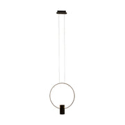 Sky Ring Black Or White LED Pendant Light 2 Sizes - Lighting.co.za