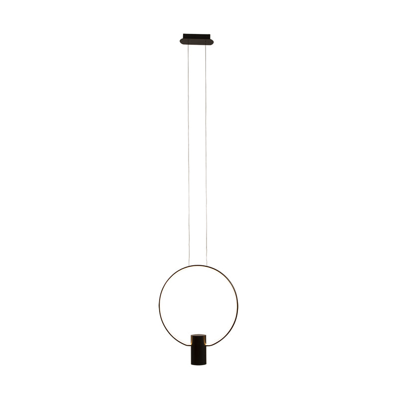 Sky Ring Black Or White LED Pendant Light 2 Sizes - Lighting.co.za