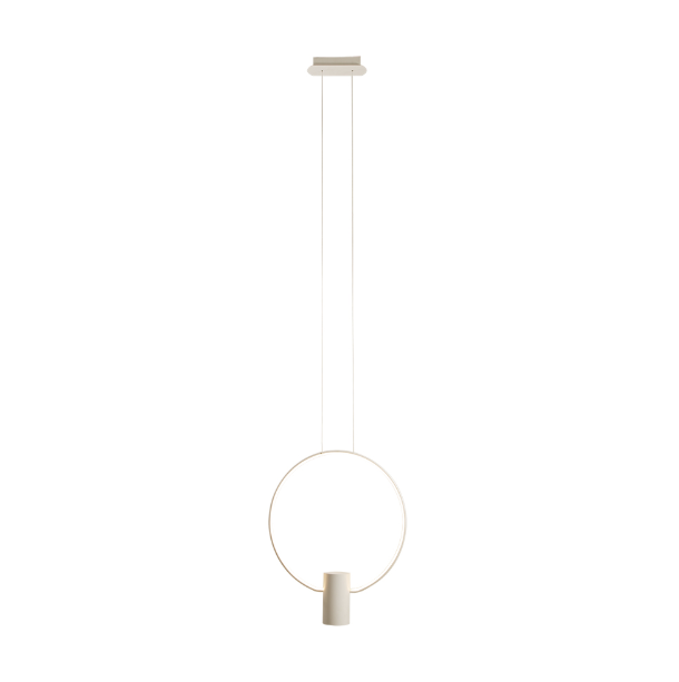 Sky Ring Black Or White LED Pendant Light 2 Sizes - Lighting.co.za