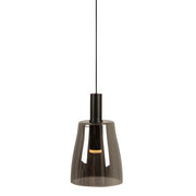 Romi Mini LED Clear Or Smoke Glass Pendant Light - Lighting.co.za