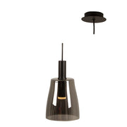 Romi Mini LED Clear Or Smoke Glass Pendant Light - Lighting.co.za