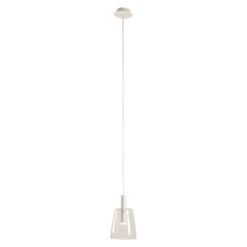 Romi Mini LED Clear Or Smoke Glass Pendant Light - Lighting.co.za
