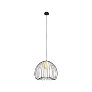 Memory Black Or Gold Cage Wire Pendant Light 3 Sizes - Lighting.co.za