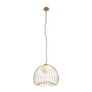 Memory Black Or Gold Cage Wire Pendant Light 3 Sizes - Lighting.co.za