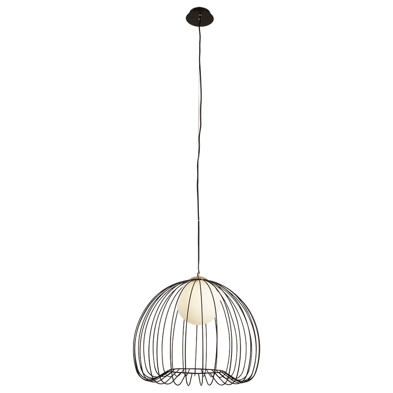 Memory Black Or Gold Cage Wire Pendant Light 3 Sizes - Lighting.co.za