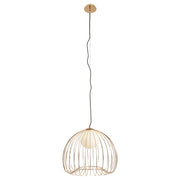 Memory Black Or Gold Cage Wire Pendant Light 3 Sizes - Lighting.co.za