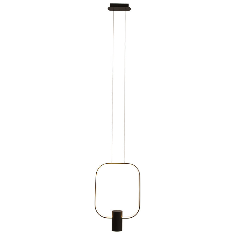 Sky Square Black Or White LED Pendant Light 2 Sizes - Lighting.co.za