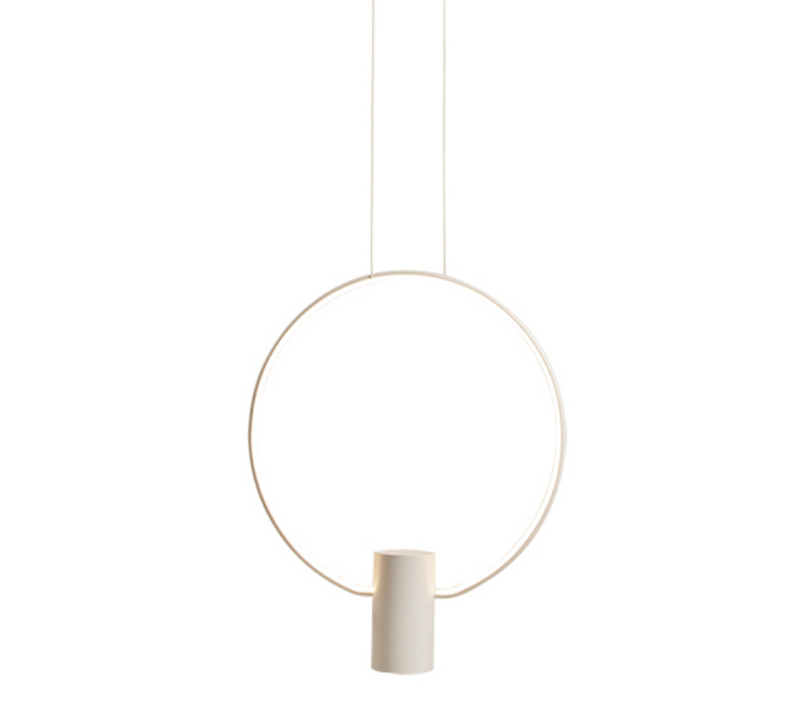 Sky Ring Black Or White LED Pendant Light 2 Sizes - Lighting.co.za