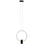 Sky Ring Black Or White LED Pendant Light 2 Sizes - Lighting.co.za
