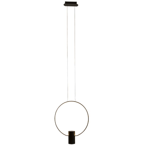 Sky Ring Black Or White LED Pendant Light 2 Sizes - Lighting.co.za
