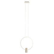 Sky Ring Black Or White LED Pendant Light 2 Sizes - Lighting.co.za