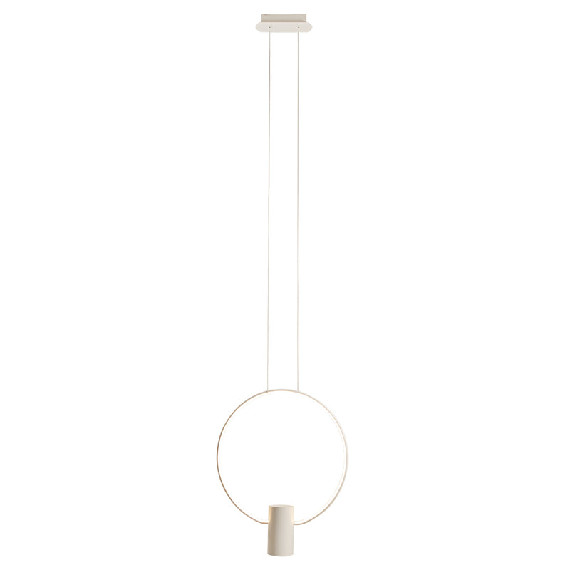 Sky Ring Black Or White LED Pendant Light 2 Sizes - Lighting.co.za