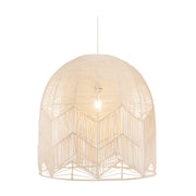 Satori Natural | Black | White Rattan Pendant Light 2 Sizes - Lighting.co.za