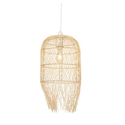 Analia Large Natural Woven Rattan Pendant Light - Lighting.co.za