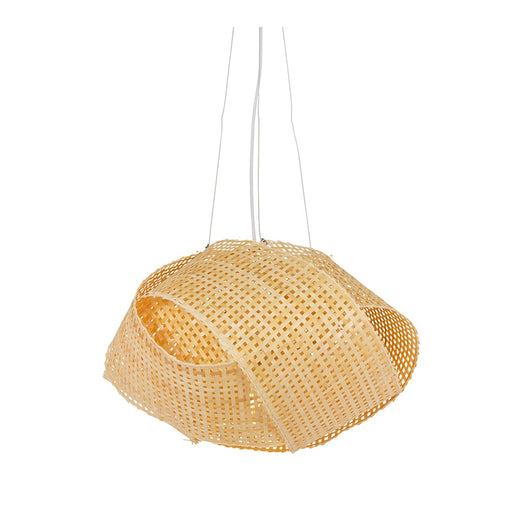 Neda Organic Shaped Rattan Pendant Light 2 Sizes - Lighting.co.za