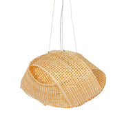 Neda Organic Shaped Rattan Pendant Light 2 Sizes - Lighting.co.za