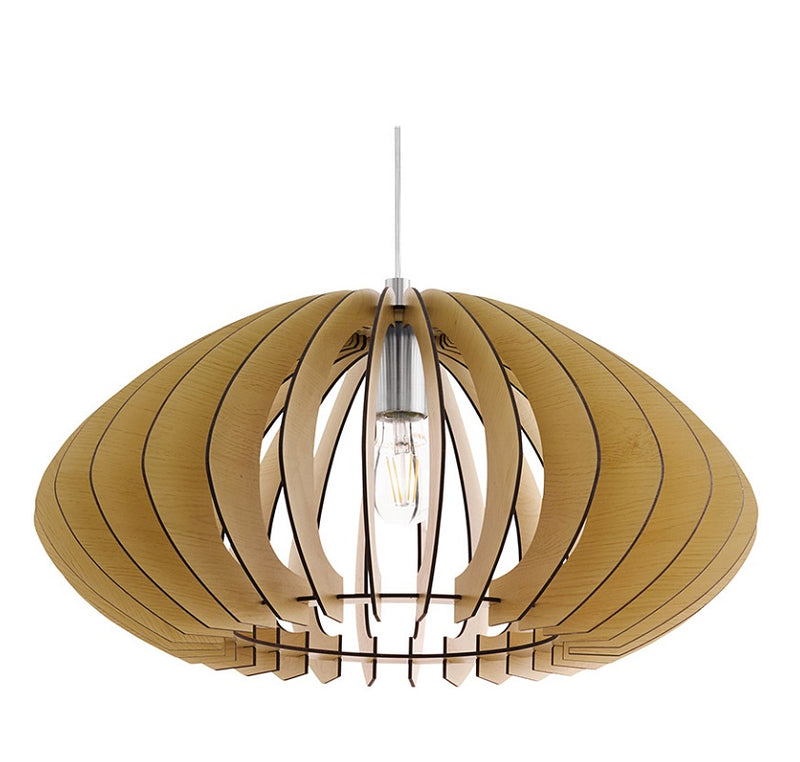 Cossano Curved Wooden Pendant Light - Lighting.co.za