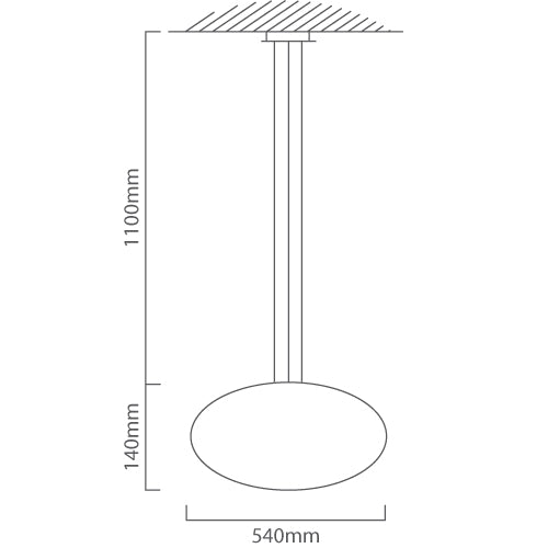Clemente Chrome And Clear Glass Pendant Light In 2 Sizes - Lighting.co.za
