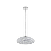 Clemente Chrome And Clear Glass Pendant Light In 2 Sizes - Lighting.co.za