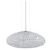 Clemente Chrome And Clear Glass Pendant Light In 2 Sizes - Lighting.co.za
