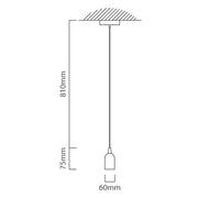 Silvares Concrete Grey 1 | 3 | 5 Light Pendant Light - Lighting.co.za