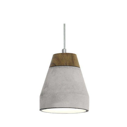 Tarega Concrete And Wood Pendant Light - Lighting.co.za