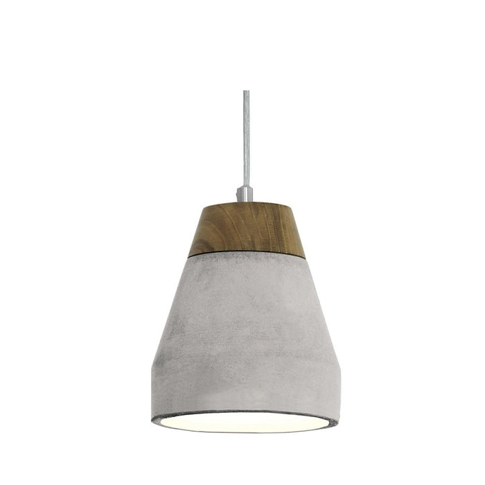 Tarega Concrete And Wood Pendant Light - Lighting.co.za