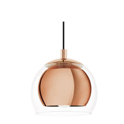 Rocomar Copper And Clear Glass Pendant Light - Lighting.co.za