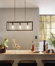 Charterhouse Black And Clear Glass Wall Light - Lighting.co.za