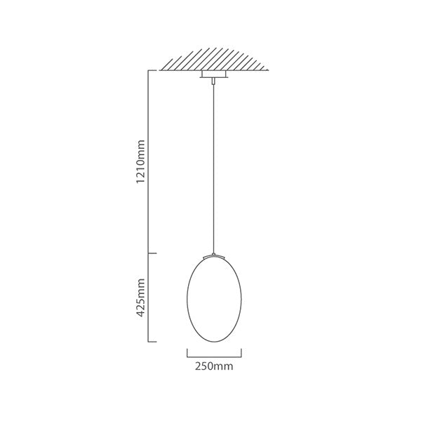 San Beige Egg Twine String Pendant Light 2 Sizes - Lighting.co.za