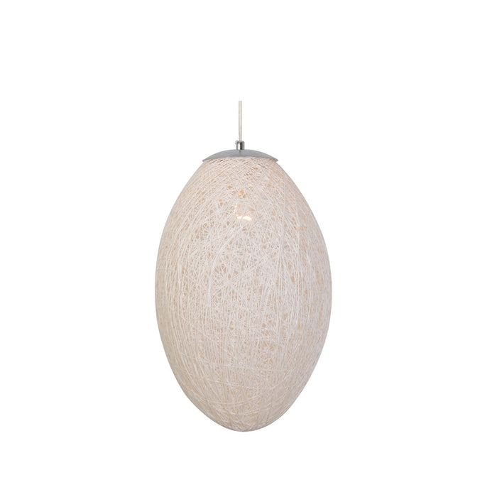 San Beige Egg Twine String Pendant Light 2 Sizes - Lighting.co.za