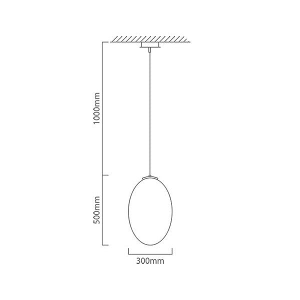 San Beige Egg Twine String Pendant Light 2 Sizes - Lighting.co.za