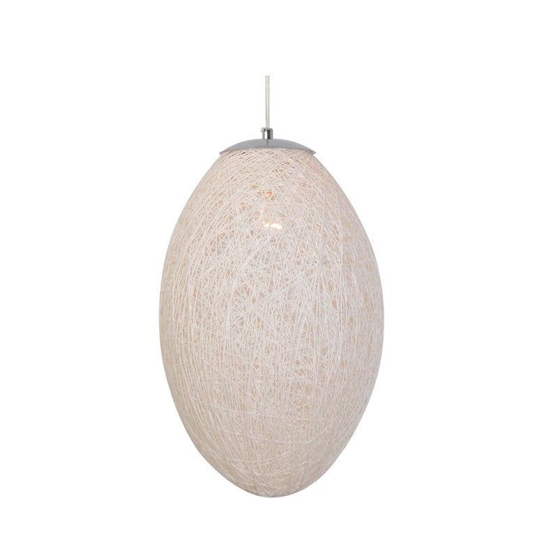 San Beige Egg Twine String Pendant Light 2 Sizes - Lighting.co.za