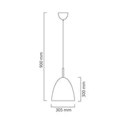 Modernica White Small Dome Pendant Light - Lighting.co.za