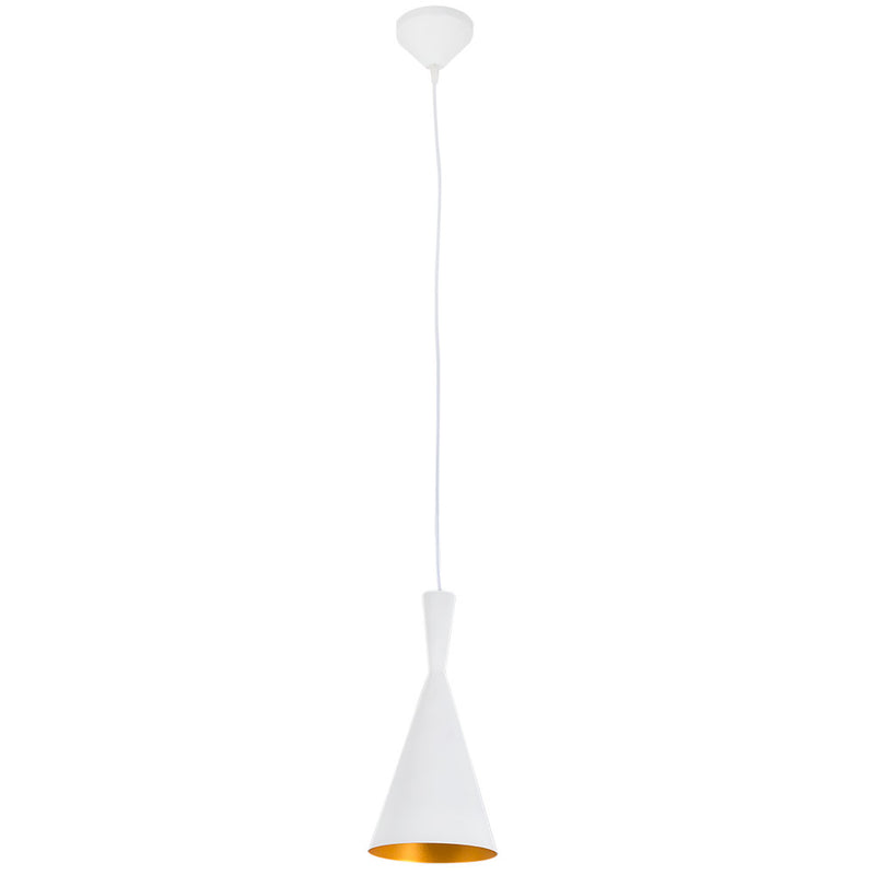 Vortex Industria White Gold Pendant Light 2 Sizes - Lighting.co.za